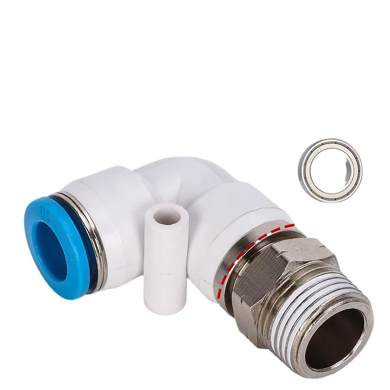 Corrosion Resistant Stainless Steel Pneumatic Quick Fitting Connector