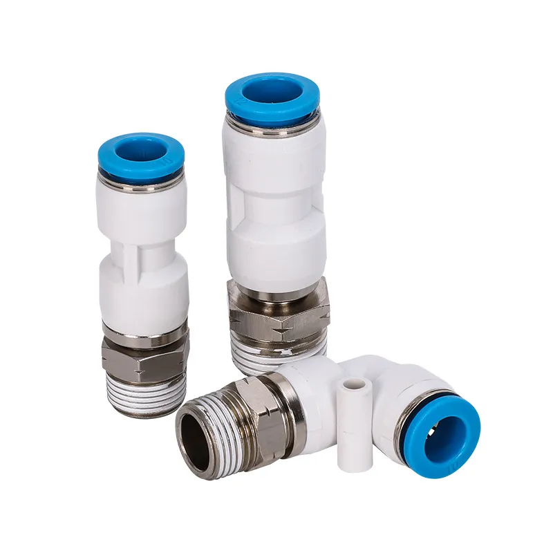 Reinforced Polymer Seal Pneumatic Quick Connector Fitting for Air Systems