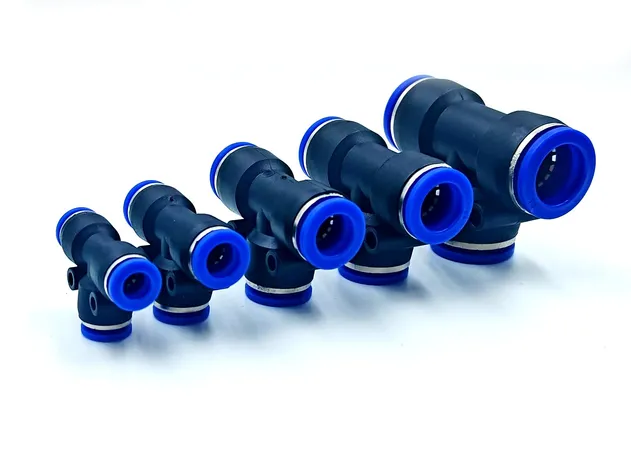 T-Type Straight Three-Way Connector, PE Connector