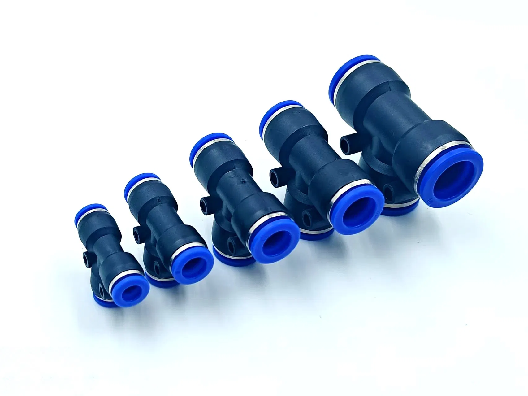 T-Type Straight Three-Way Connector, PE Connector